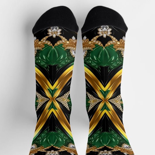 Männer nachhaltige Socken mit jamaikanischen Farbe (Oben)