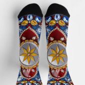 Männer nachhaltige Socken mit kolumbianischen Farb (Oben)