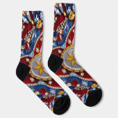 Männer nachhaltige Socken mit kolumbianischen Farb (Rechts)