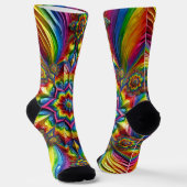 Männer nachhaltige Socken mit LGBT-Farben (Gewinkelt)