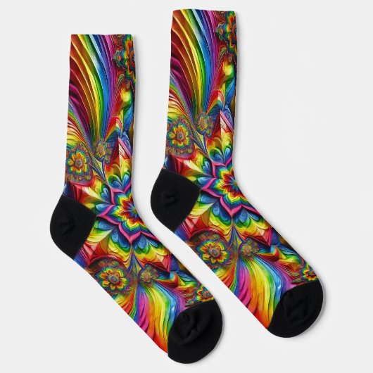 Männer nachhaltige Socken mit LGBT-Farben (Rechts)