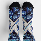 Männer nachhaltige Socken mit schottischen Nasenlö (Oben)