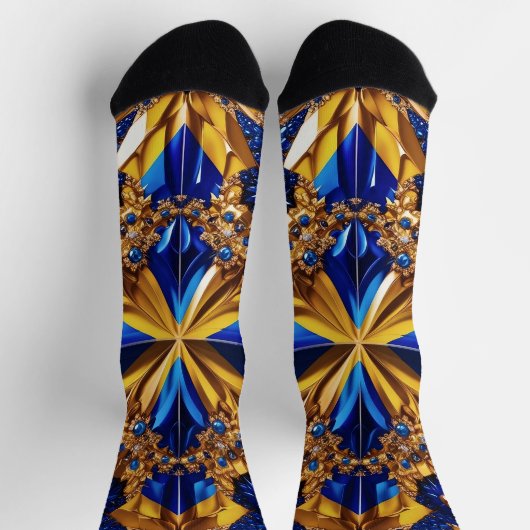 Männer nachhaltige Socken mit Schweden Farben (Oben)