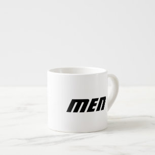 Männer Name Text Gedruckte Trinkwaren-Tasse Küche  Espressotasse