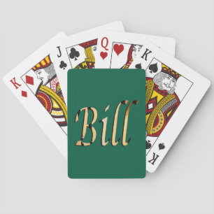Männer namens Bill Spielkarten