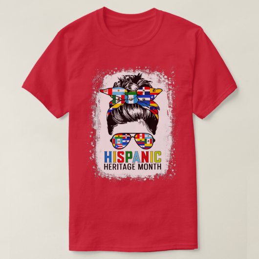 Männer Nationales hispanisches Erbe Monat Messing T-Shirt (Design vorne)