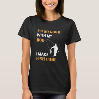 Männer Natur Outdoor Barsch See Angeln Fischer Män T-Shirt