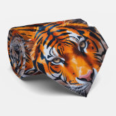 Männer Neck Tie - Tiger, Leopard, Tiere Krawatte (Gerollt)