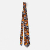 Männer Neck Tie - Tiger, Leopard, Tiere Krawatte (Rückseite)
