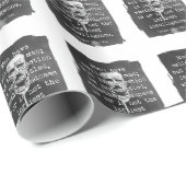 Männer nennen mich Mad Poe Zitat Geschenkpapier (Rolleneckpunkt)