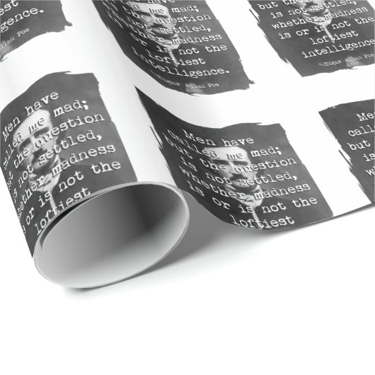 Männer nennen mich Mad Poe Zitat Geschenkpapier (Rolleneckpunkt)