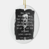 Männer nennen mich Mad Poe Zitat Keramik Ornament (Rechts)