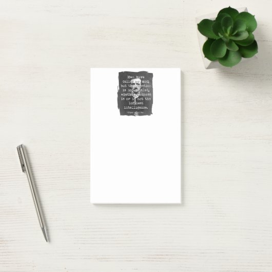 Männer nennen mich Mad Poe Zitat Post-it Klebezettel (Büro)