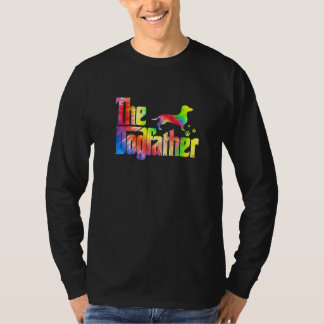 Männer Niedliche Dackel Dogvater Gefärbte Krawatte T-Shirt