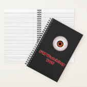 Männer Notizbuch und Journal "Ich beobachte dich" (Innen)
