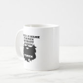 Männer ohne Bärte Lustiger Becher Kaffeetasse (Vorderseite Links)