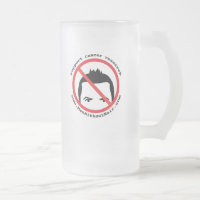 Männer ohne Haar-Bier-Tasse