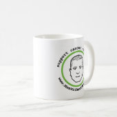 Männer ohne Haar-Tasse Kaffeetasse (VorderseiteRechts)