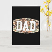 Männer Old School Tarnung Dad1 Karte (Gelbe Blume)