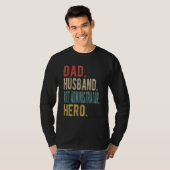 Männer Papa Ehemann Verwalter Held T-Shirt (Vorne ganz)