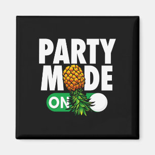 Männer-Party-Modus auf lustiger umgekehrter Ananas Magnet