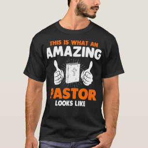 Männer Pastor Religiöse Kirche T-Shirt
