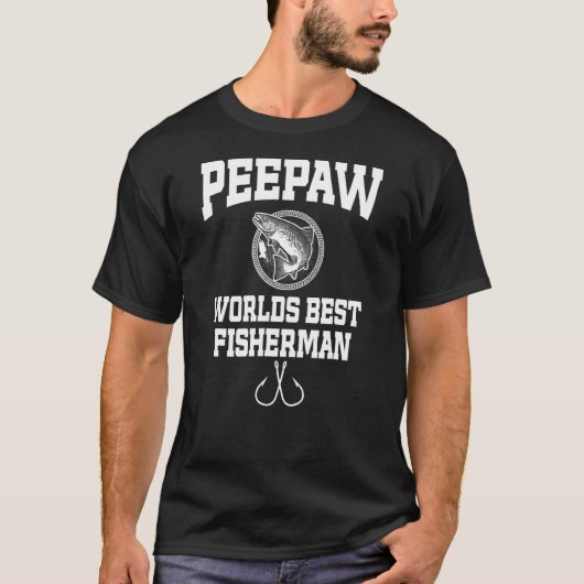 Männer Peepaw Weltbester Fischer T-Shirt (Vorderseite)