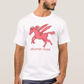 Männer Pegasus-Gruppen-(verschiedene Arten) weiß T-Shirt (Vorderseite)