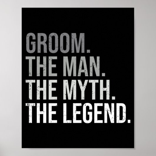 Männer pflegen den Mann den Mythos den Legende Jun Poster (Vorne)