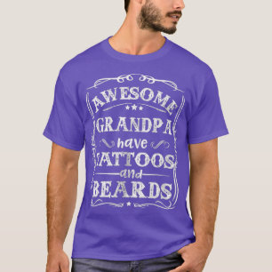 Männer Phantastisch Großvater haben Attowierungen T-Shirt