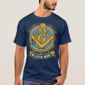 Männer Phantastischen Masonic Square und Compass M T-Shirt (Vorderseite)