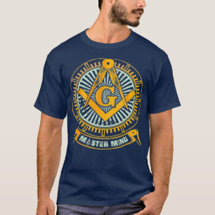 Männer Phantastischen Masonic Square und Compass M T-Shirt