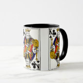 Männer Poker Tasse (VorderseiteRechts)