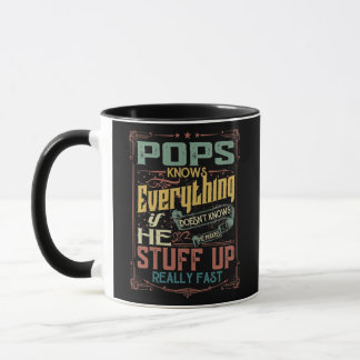 Männer Pop wissen alles, wenn er es nicht weiß Tasse