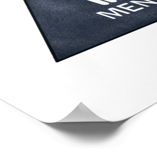 Männer Poster (Ecke)