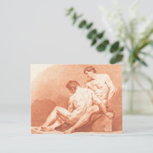 Männer Postkarte (Stehend Vorderseite)