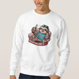 🦥 Männer Pullover – Lustiges Faultier 🛋️