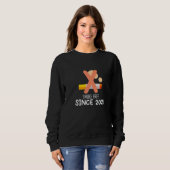 Männer rauchfrei seit 2021 Rauchverbot Sweatshirt (Vorne ganz)