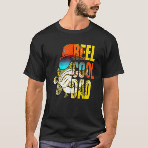 Männer Reel Cool Dad Angeln Daddy Fischer Vater T-Shirt