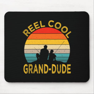 Männer Reel Cool Grand Dude Angeln Daddy Vintage R Mousepad