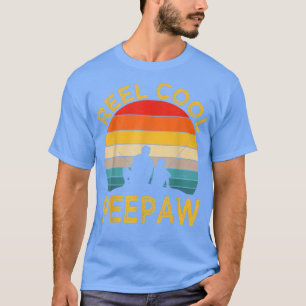 Männer Reel Cool Peepaw Angeln Daddy Vintage Großv T-Shirt