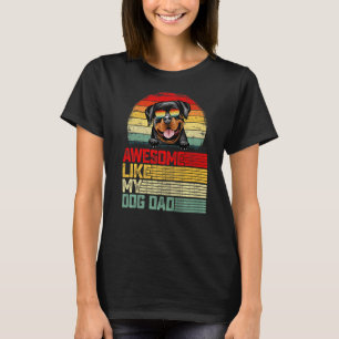 Männer Retro Vintag Phantastisch wie mein Rottweil T-Shirt