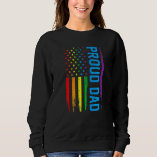 Männer Retro Vintage Amerikanische Flagge Stolzer  Sweatshirt