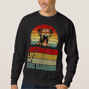 Männer Retro Vintage Awesome Wie Mein Boxerhund Va Sweatshirt