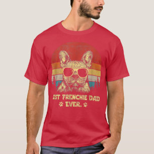 Männer Retro Vintage Französische Bulldogge Best F T-Shirt