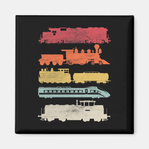 Männer Retro Züge Liebhaber Vintage Eisenbahn Weih Magnet
