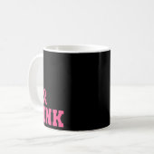 Männer Rock Pink Brustkrebs Bewusstsein Kaffeetasse (Vorderseite Links)