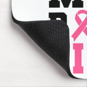 Männer Rock Pink Brustkrebs Bewusstsein Mousepad (Ecke)