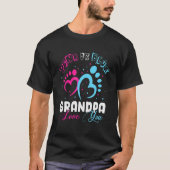 Männer Rosa oder blaue Grandpa-Lieben Sie Geschlec T-Shirt (Vorderseite)