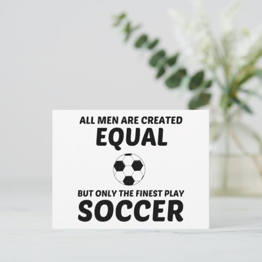 MÄNNER SCHAFFEN GLEICHE GLEICHE, ABER DER SCHÖNSTE POSTKARTE (Stehend Vorderseite)